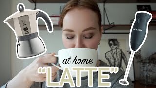 HOW TO MAKE A quotLATTEquot AT HOME moka pot  frother [upl. by Nevile]