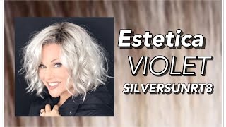 Estetica VIOLET Wig Review  SILVERSUNRT8 tazswigcloset [upl. by Haleemak117]