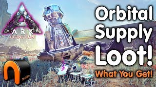 ARK Extinction ORBITAL SUPPLY DROP LOOT amp What You Get [upl. by Analos587]