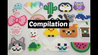 Perler Bead DIY Compilation  20 Designs [upl. by Geibel]