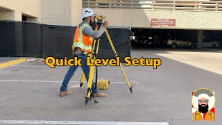 Surveying How to Setup a Builders Level [upl. by Ylak239]