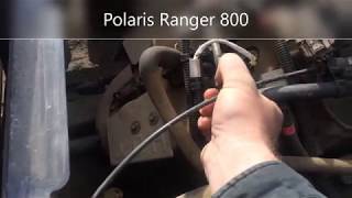 Polaris 800 Rough Idle and no power [upl. by Ymar]