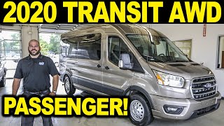 2020 Ford Transit Passenger Van AWD  Exterior amp Interior REVIEW [upl. by Mit]