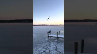 Leech Lake Ice Report  Walker Bay Leech Lake [upl. by Blight360]