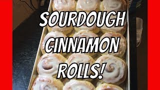 How to Make Sourdough Cinnamon Rolls  AldermanFarms [upl. by Grissom]