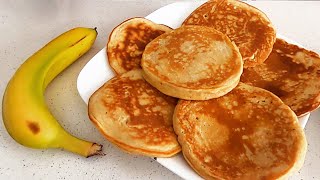 How To Make Pancakes  Easy Banana Pancakes Recipe [upl. by Lilahk]