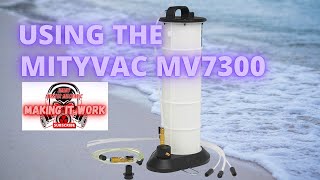 MITYVAC MV7300 vacuum evacuator for fluid removal [upl. by Doownyl]