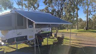 Campsmart awning anti flap kit on fiamma f45s Jayco Eagle Outback [upl. by Ludwigg]