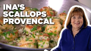 How to Make Inas Scallops Provencal  Barefoot Contessa  Food Network [upl. by Rogergcam244]