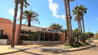 Princesa Playa Hotel Calan Bosch Menorca  Unravel Travel TV [upl. by Eelame369]