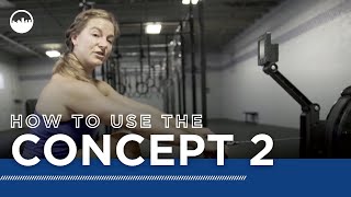 How to use Concept 2 Rowing machine [upl. by Brandtr]