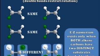 EZ Isomerism Explained [upl. by Llewop]