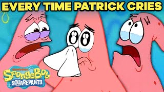 Every Time Patrick CRIES Ever 😭 SpongeBob [upl. by Houston]