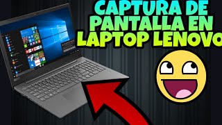 Como hacer una CAPTURA DE PANTALLA en LAPTOP LENOVO 2021 FÁCIL [upl. by Einnob]