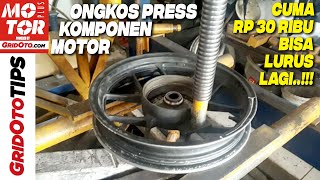 Biaya Press Velg Motor dan Komponen Lainnya  Gridoto Tips [upl. by Ahsaya600]