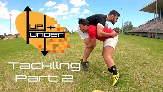 Rugby Tackle Safety Tips  Drills  Upper body Tackling Part 2 [upl. by Viddah]