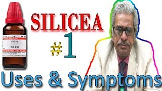 Homeopathy Medicine SILICEA Part 1 in Hindi  Uses amp Symptoms by Dr P S Tiwari [upl. by Kowatch147]