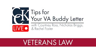 VA Buddy Letter Tips with Buddy Statement Examples [upl. by Arah306]