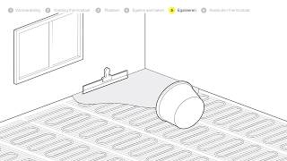 Hoe plaats je een elektrisch vloerverwarming [upl. by Sirk]