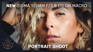 Sigma 105mm f28 DG DN Macro  BTS PORTRAIT SHOOT [upl. by Alberto405]