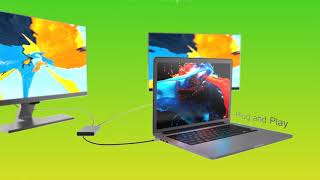 Cadyce Thunderbolt™ 3 to Dual HDMI Adapter CAT3HD [upl. by Ignacius]