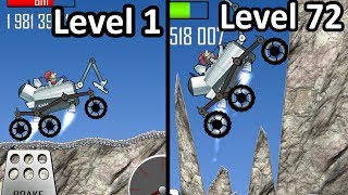 Hill Сlimb Racing  Moonlander on Mountain  2K GamePlay [upl. by Ajidahk]