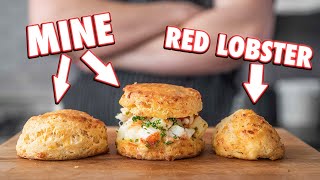 Making Red Lobster Cheddar Bay Biscuits At Home  But Better [upl. by Aihsercal]