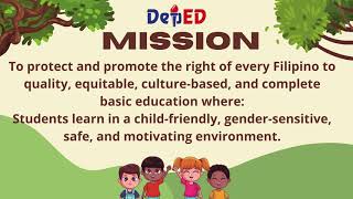 DEPED Vision Mission and Core Values [upl. by Ruscio]