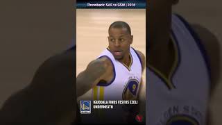 Throwback SAS vs GSW  2016 shorts nbahighligts goldenstatewarriors [upl. by Eng]