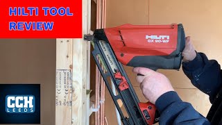 HILTI GX 90WF Framing Nail Gun Review Cordless First Fix Gas Nailer [upl. by Oicnanev598]