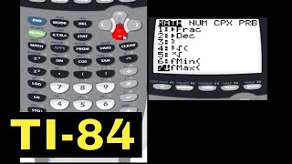 TI84 Calculator  10  Calculating Derivatives and Integrals [upl. by Odlaner]