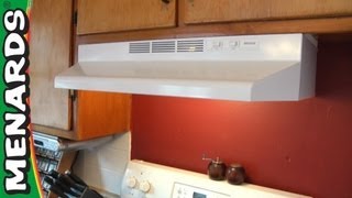 How To Install a Rangehood  Menards [upl. by Enotna]