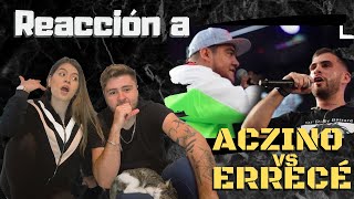 ERRECÉ vs ACZINO  REACCIÓN  Ana y Milo [upl. by Brooking752]