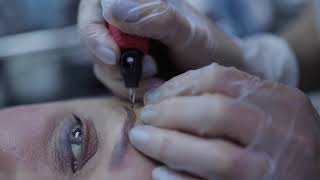 Nano Needle Eyebrows with Spektra Xion S Machine [upl. by Matejka]