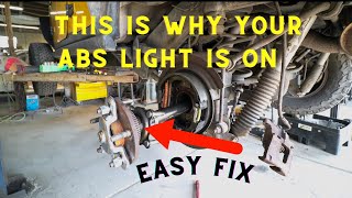 ABS and Traction Control Light On Jeep WranglerEASY FIXTUTORIAL [upl. by Kciremed]