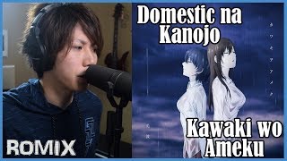 Kawaki wo ameku  Domestic na Kanojo OP ROMIX Cover [upl. by Lyrpa]