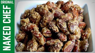 Christmas roasted CANDIED ALMONDS  How to make recipe [upl. by Demaria]