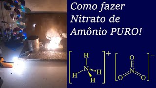 Como fazer Nitrato de Amônio PURO nh4no3 [upl. by Sully]