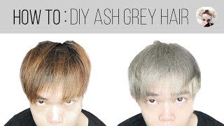 HOW TO ASH GREY HAIR NO DAMAGE BLEACH DIXMONDSG [upl. by Hebner711]