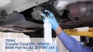 BMW X3 E83 20042010 Transfer Case Oil Change  DIY Repair [upl. by Agnella]