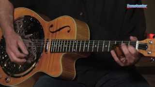 Washburn R45RCE Resonator Guitar Demo  Sweetwater Sound [upl. by Godewyn]