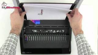 GBC CombBind C20 Plastic Comb Binding Machine Demo  18009444573 [upl. by Remo]