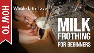 How To Milk Frothing for Beginners 5 Tips [upl. by Trueman379]