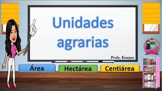 Unidades agrarias área hectárea y centiárea [upl. by Eirtemed]