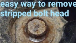 Easiest way to remove stripped bolts [upl. by Anival]