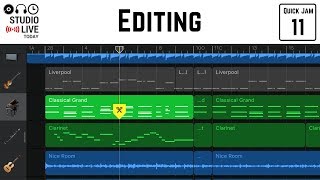 How to edit tracks in GarageBand iOS iPhoneiPad [upl. by Yurik639]