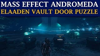 Mass Effect Andromeda Guide Planet Elaaden  Vault Door Puzzle [upl. by Giacamo]