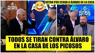 Echan a Álvaro Morales en CASA DE LOS PICOSOS Le dicen DE TODO en el cara a cara  Futbol Picante [upl. by Nired]