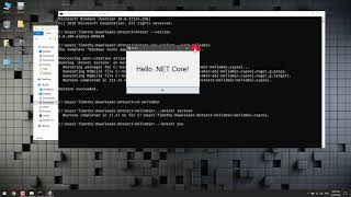 Create Windows Forms WinForm Application using NET Core [upl. by Adnolohs150]