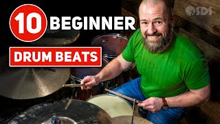 10 Beginner Drum Beats  Go From quotNoquot To quotProquot [upl. by Shelton]